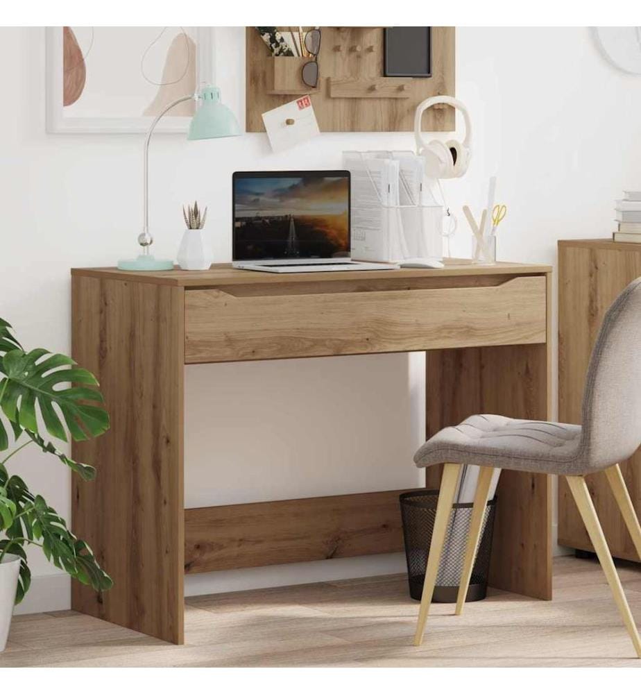 Scrivania Quercia Artigianale 100 x 50 x 78 cm Legno d'ingegneria
