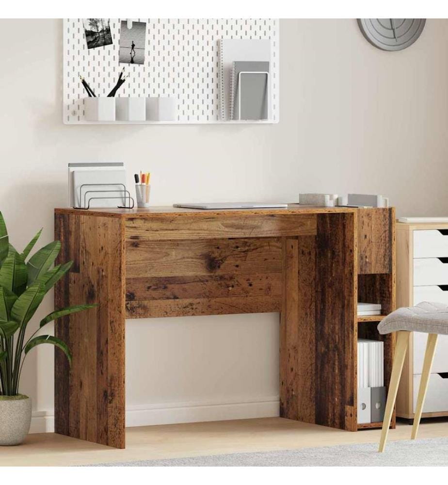 Scrivania Legno antico 109 x 50 x 78 cm Legno ingegnerizzato