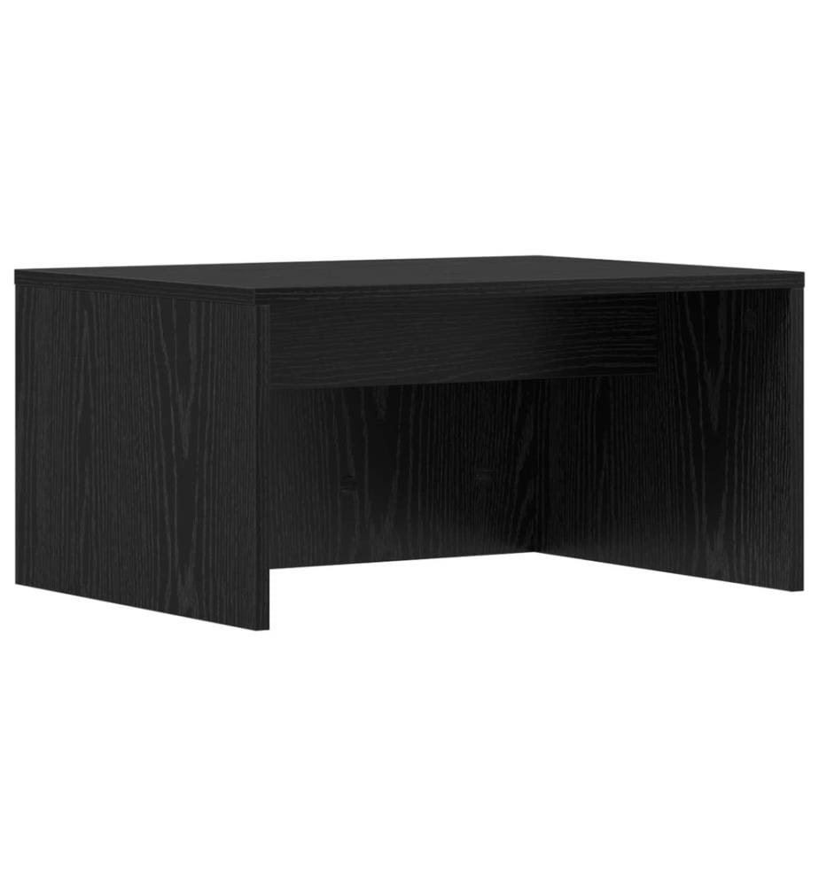Scrivania murale Quercia nera 60 x 45 x 30 cm Legno di ingegneria