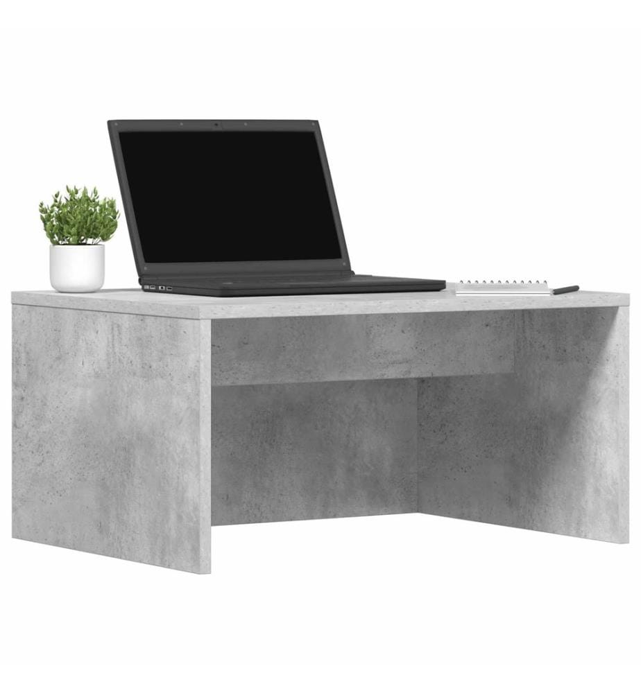 Scrivania murale Grigio cemento 60 x 45 x 30 cm Legno di ingegneria