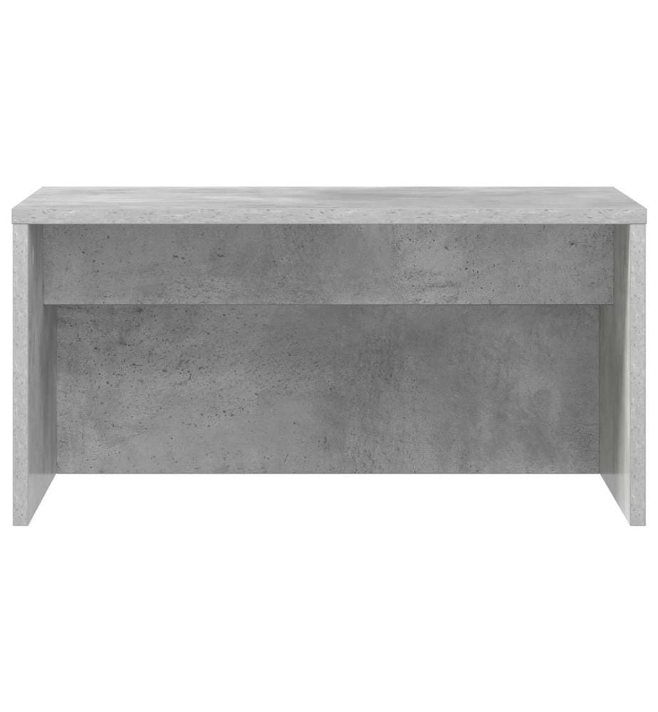 Scrivania murale Grigio cemento 60 x 45 x 30 cm Legno di ingegneria