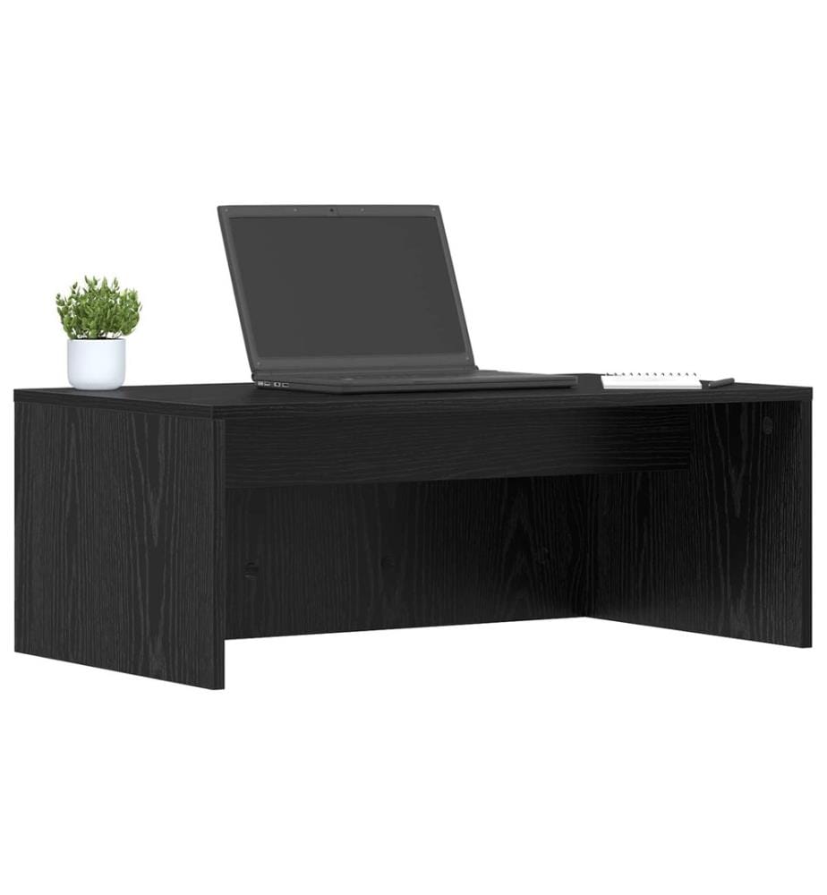 Scrivania murale Quercia nera 80 x 45 x 30 cm Legno di ingegneria