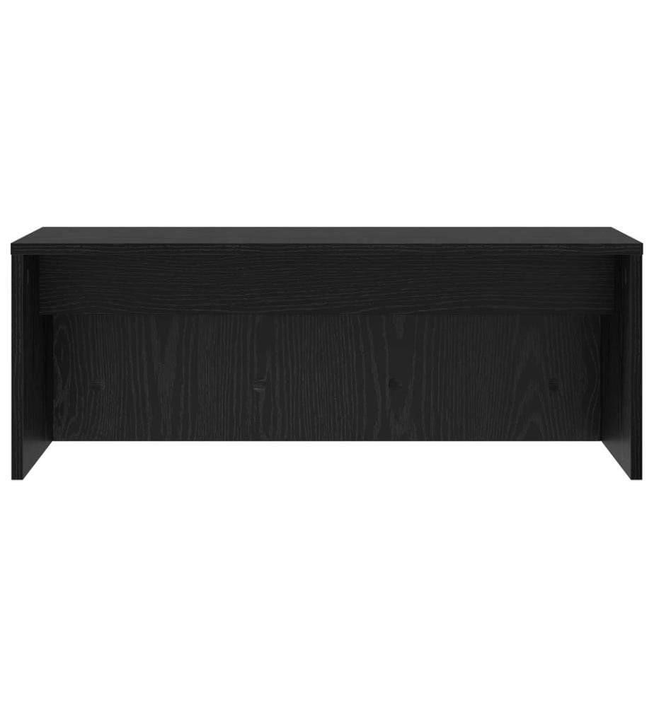 Scrivania murale Quercia nera 80 x 45 x 30 cm Legno di ingegneria