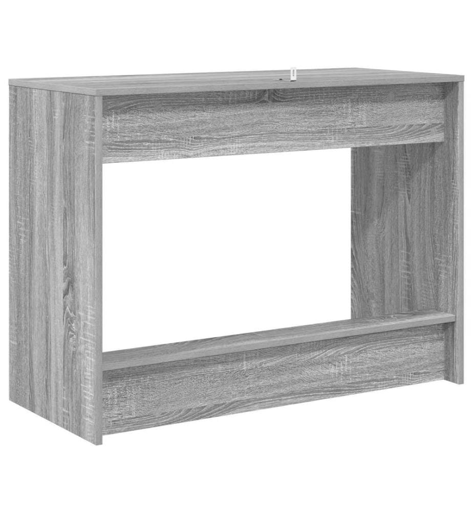 Bureau de lit Gris Sonoma 100 x 45 x 75 cm Bois d'ingénierie