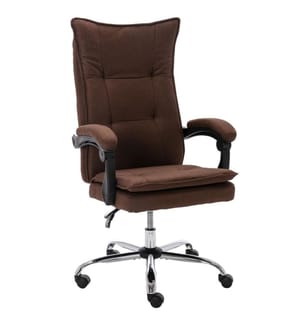 Sedia da ufficio Marrone Tessuto