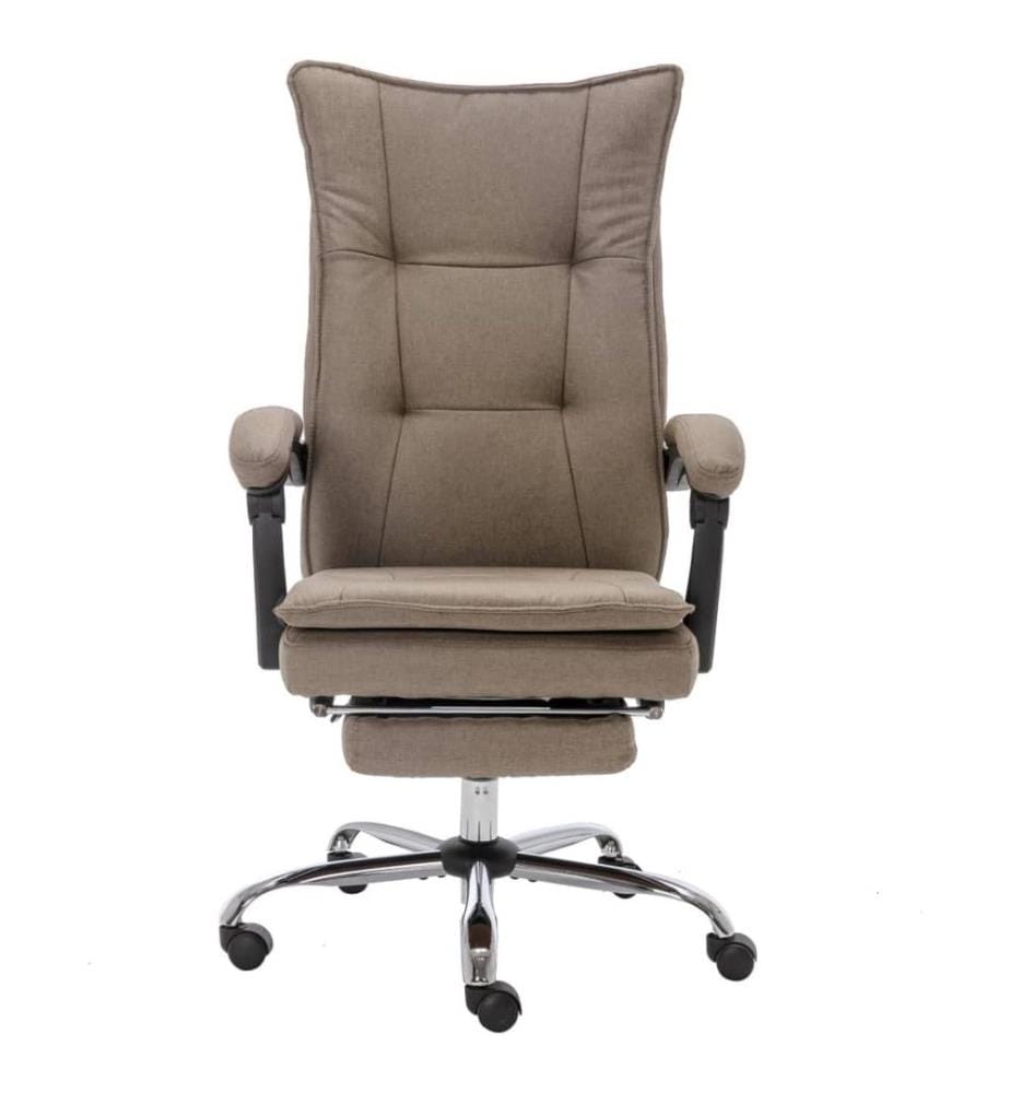 Bürostuhl Taupe Stoff