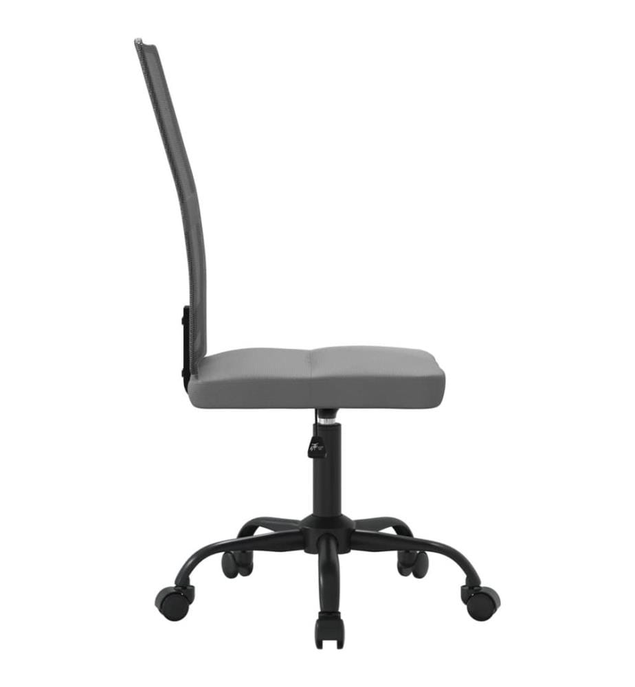 Bürostuhl Höhenverstellbar Grau Netzstoff