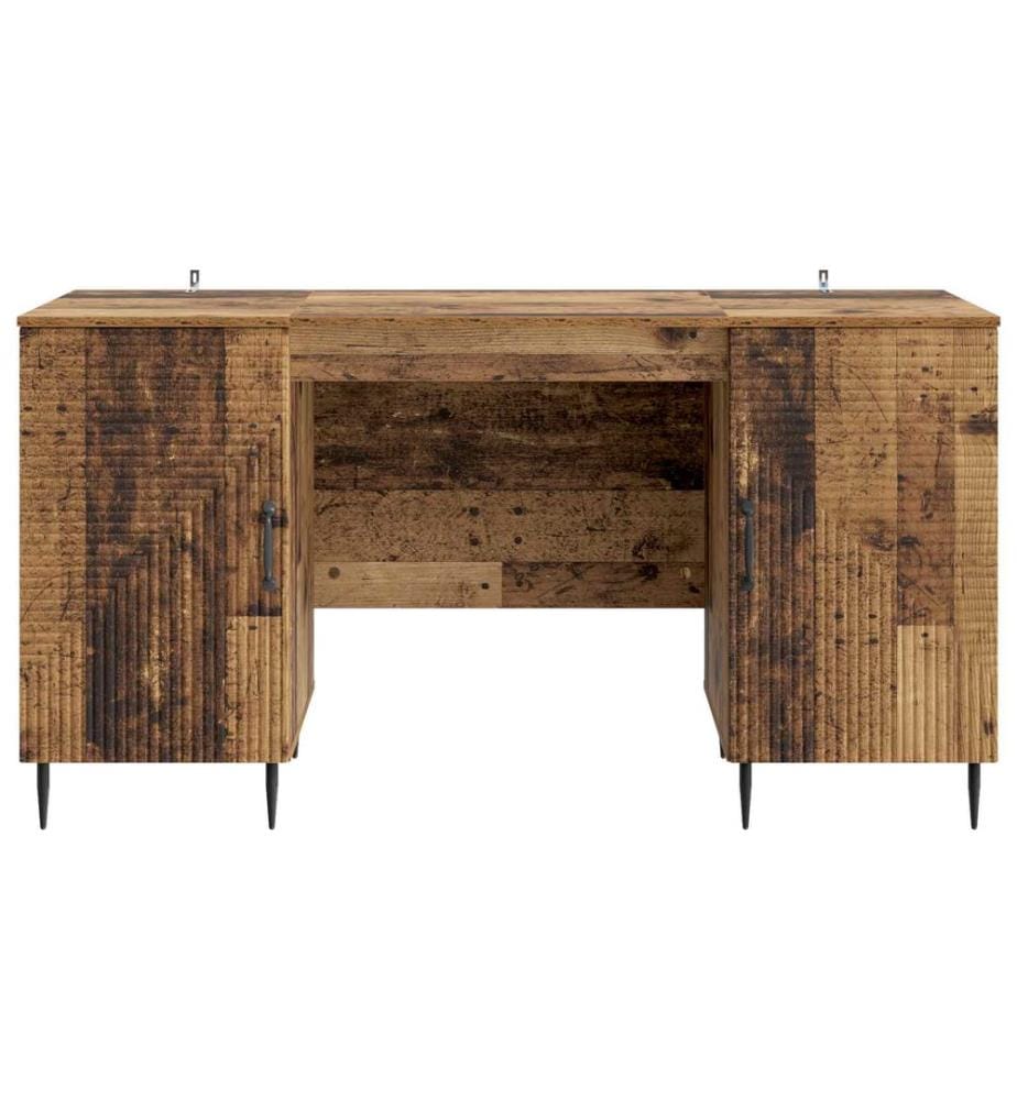 vidaXL Bureau Bois ancien 142,5 x 50 x 75 cm Bois d'ingénierie