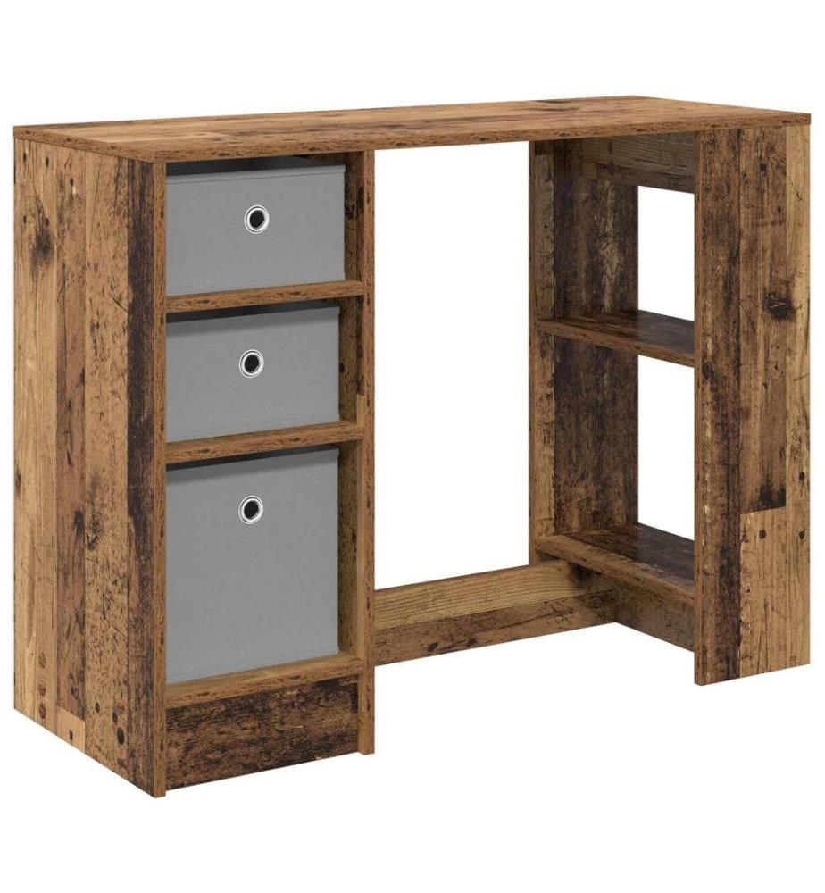 vidaXL Bureau Bois ancien 100 x 40 x 75 cm Bois d'ingénierie
