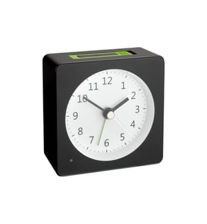TFA DOSTMANN - Réveil classique Loom Noir