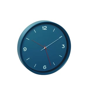 TFA DOSTMANN - Wanduhr Analog Petrol, Ø 30.9 cm