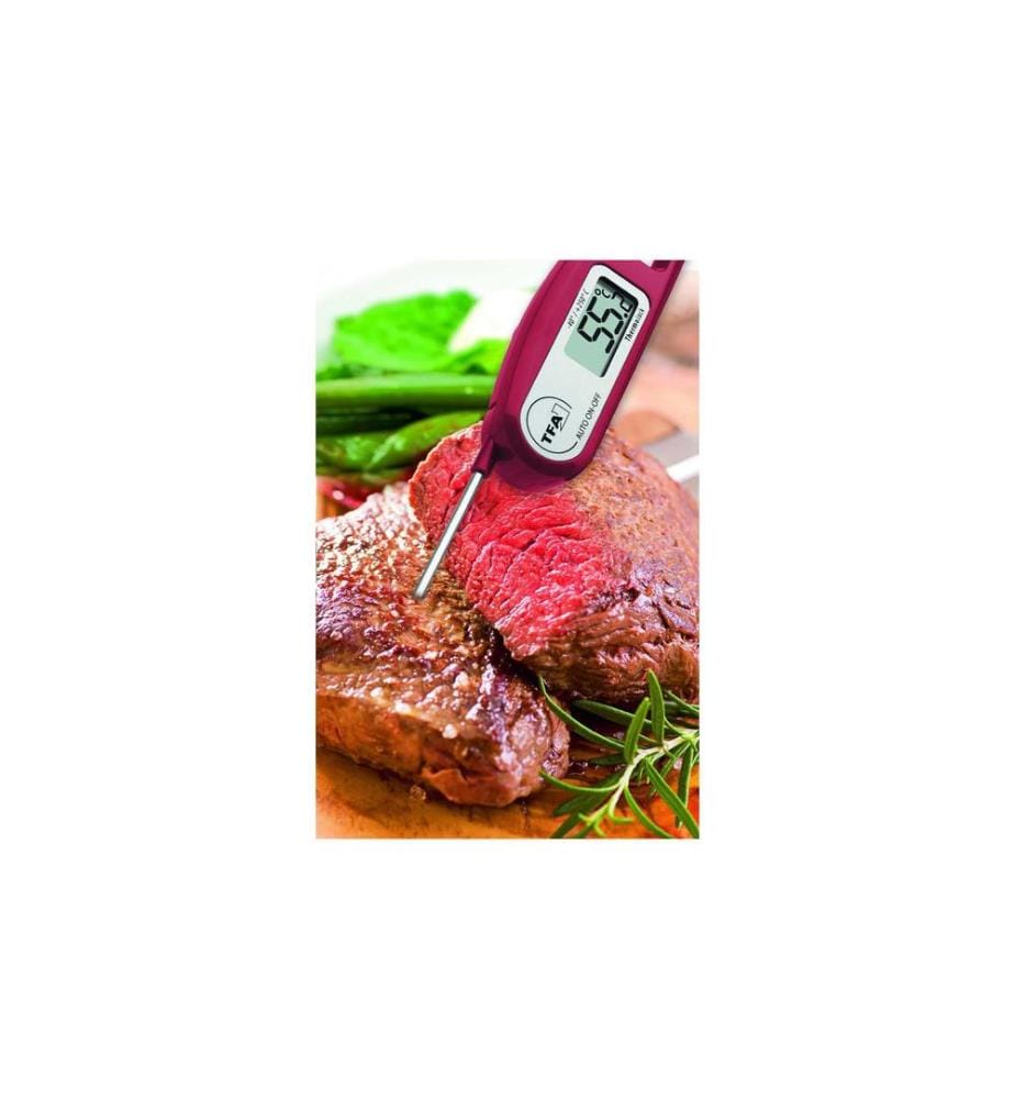 TFA DOSTMANN - Einstichthermometer THERMO JACK, Bordeaux