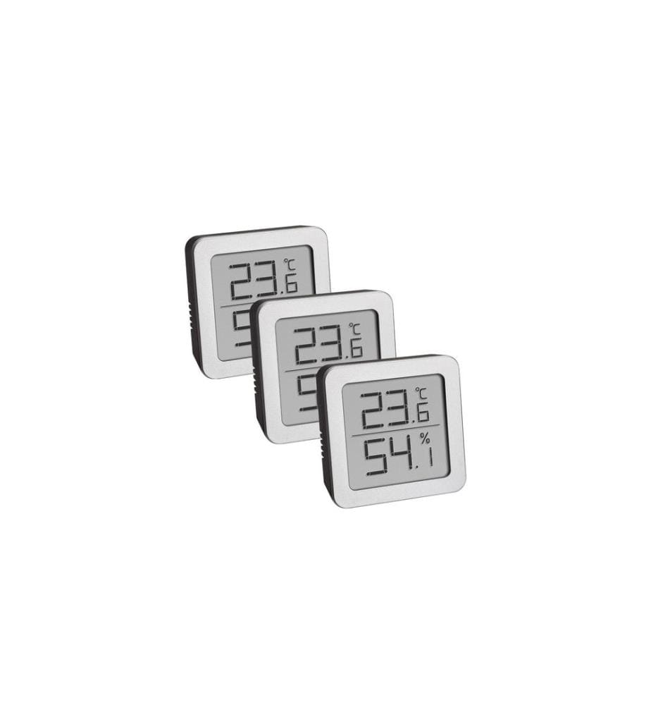 TFA DOSTMANN - Thermo-/Hygrometer Digital 3er-Set
