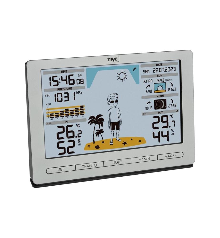 TFA DOSTMANN - Wetterstation Meteo Jack Silber