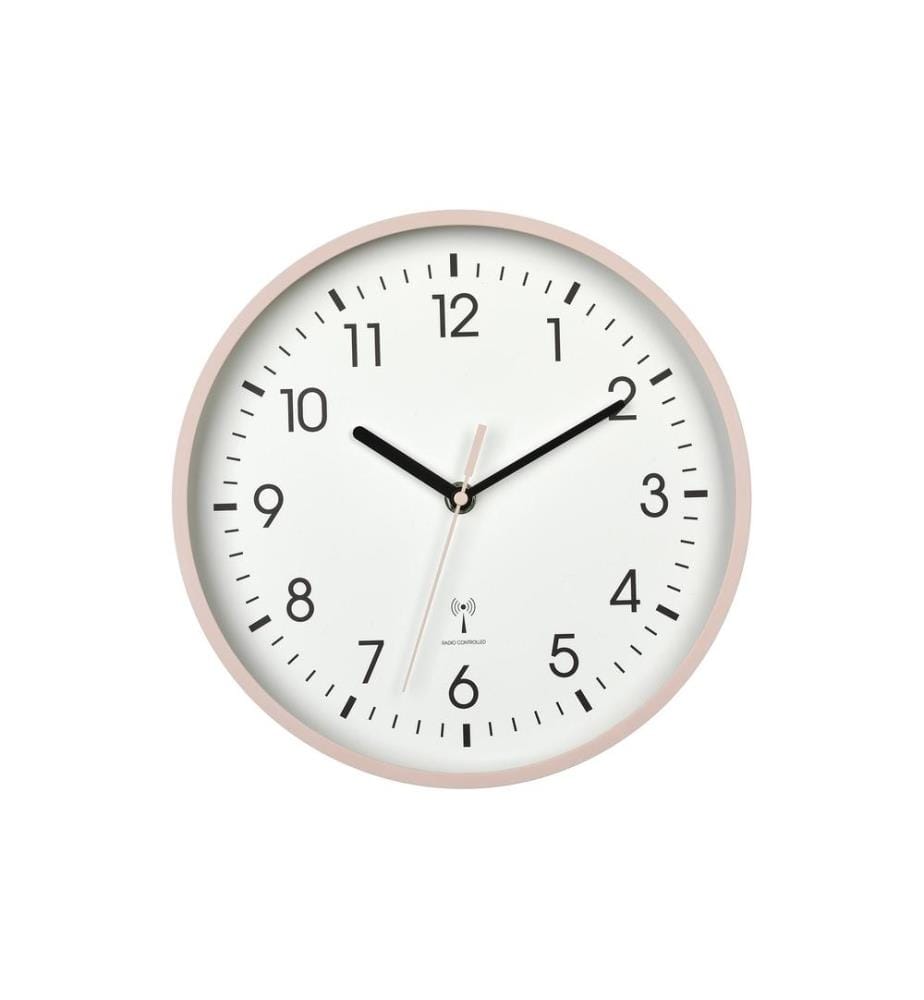 TFA DOSTMANN - Funk-Wanduhr Rosa