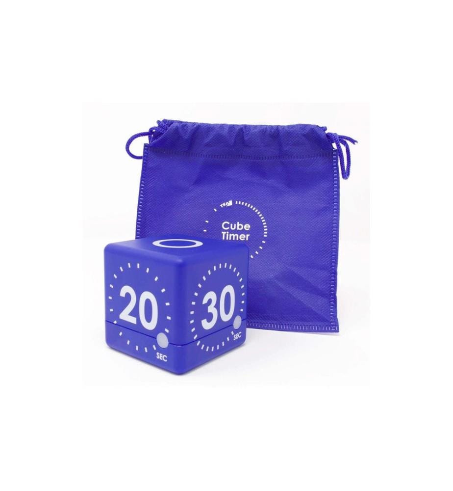 TFA DOSTMANN - Minuteur de cuisine Cube Bleu