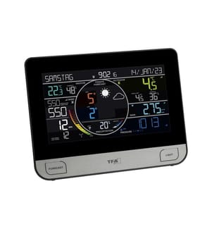 TFA Dostmann Wetterstation View Pro WLAN Schwarz