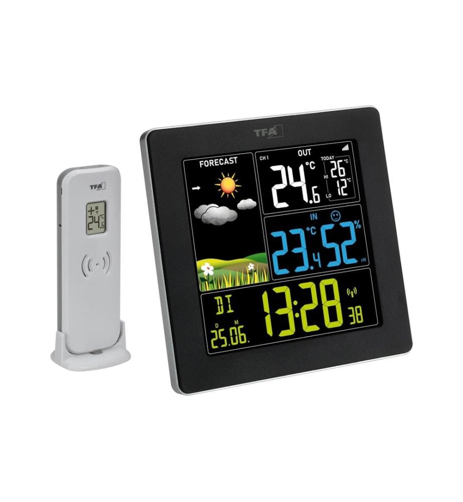 TFA Dostmann Wetterstation Sun 2 Schwarz