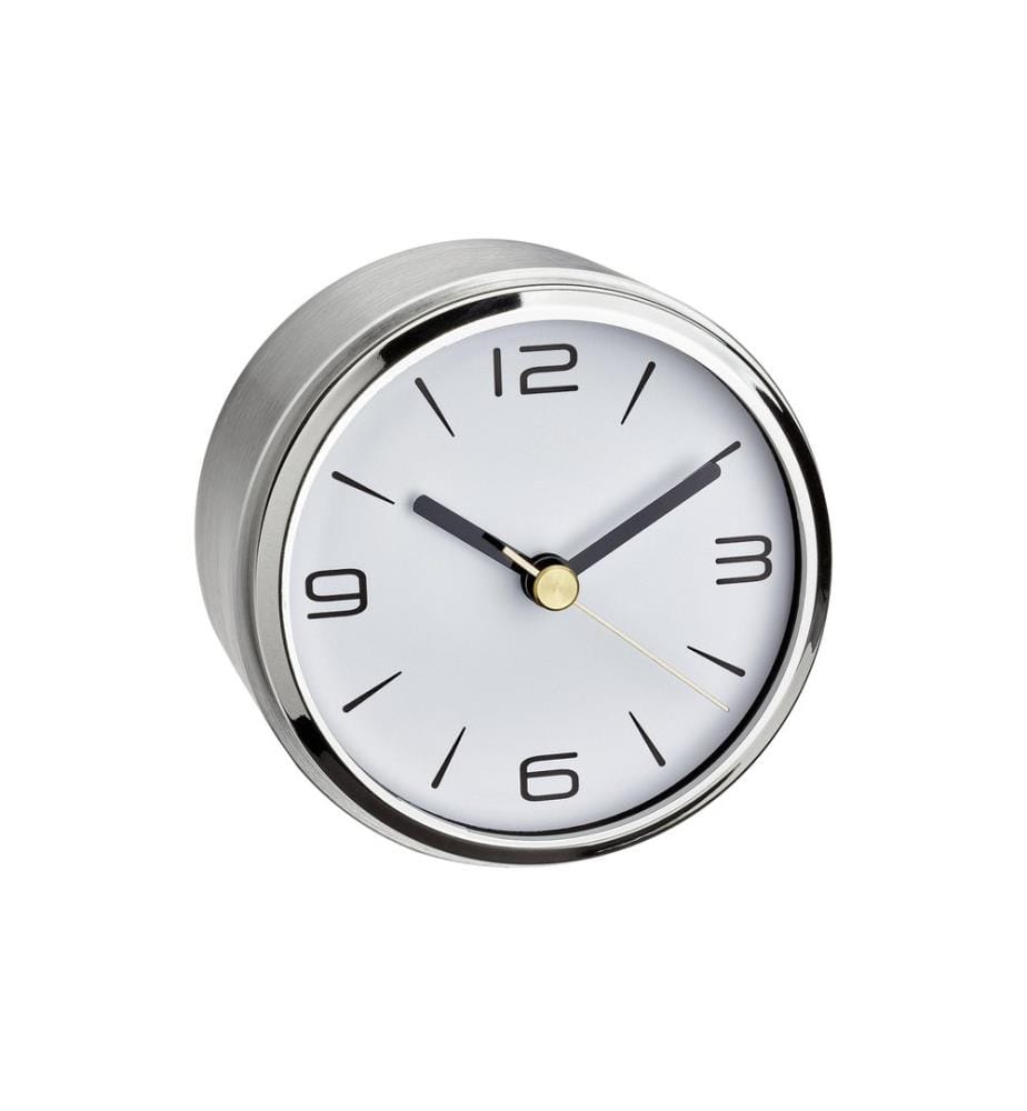 TFA Dostmann Table Clock Camino Aluminum