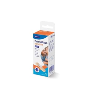 DermaPlast - Pansement Sensitive Express Strips 19 x 72 mm