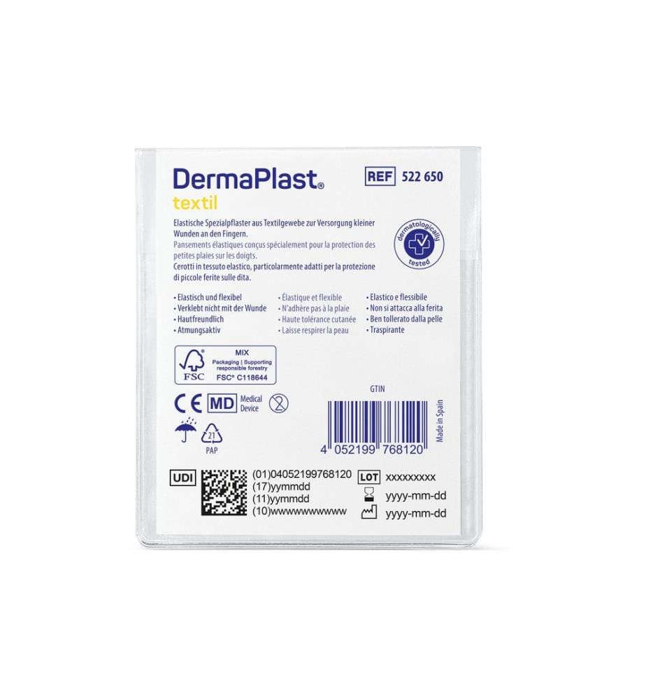 DermaPlast - Textil Fingerverband 6 x 10 cm
