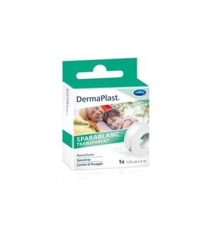 DermaPlast - Fixierpflaster Sparablanc Transparent 1.25 cm x 5 m