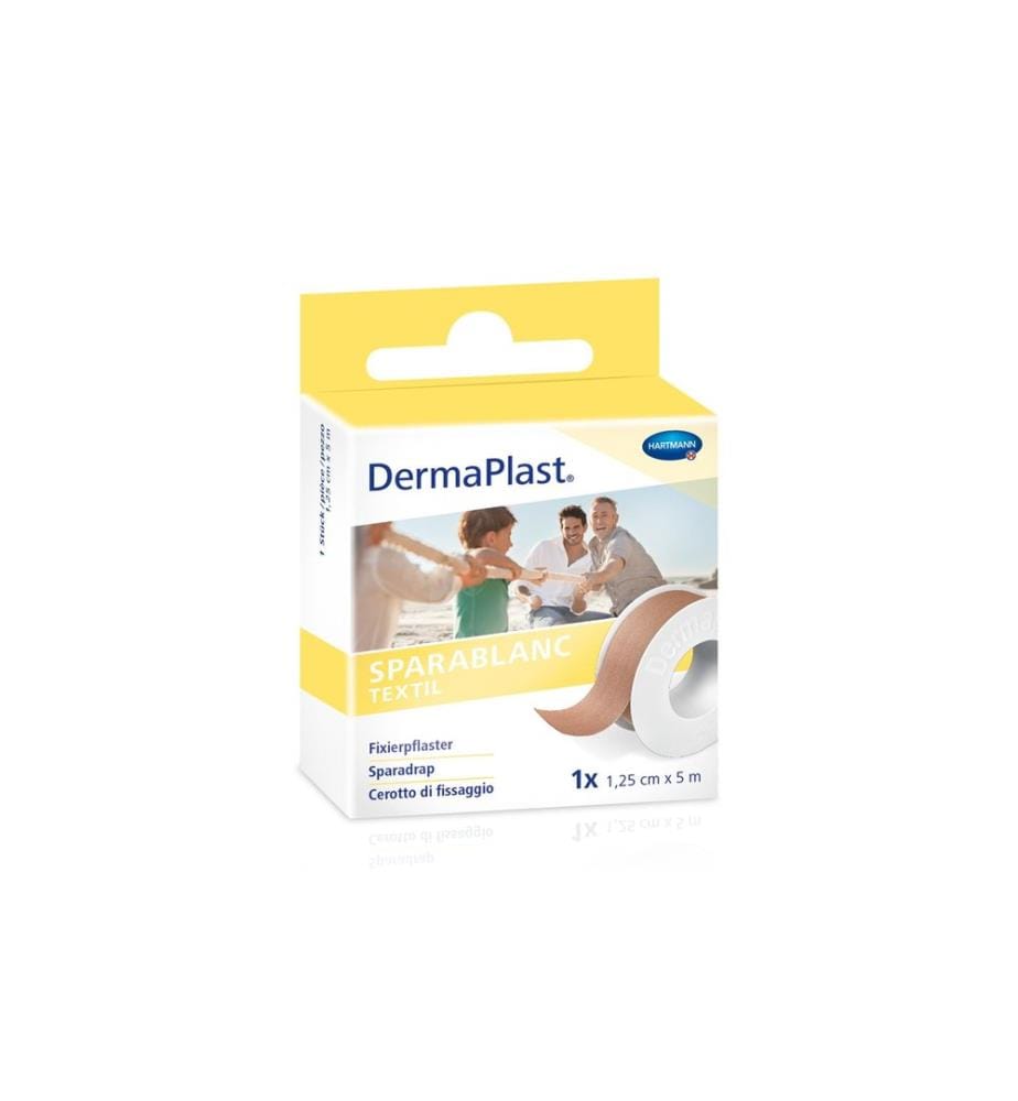 DermaPlast - Fixierpflaster Sparablanc Textil 2.5 cm x 5 m 1 Stück