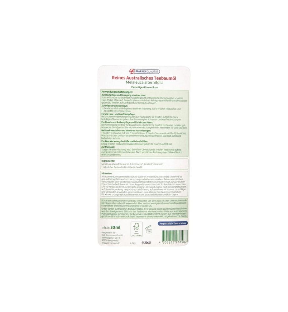 altapharma - Reines Australisches Teebaumöl 30 ml