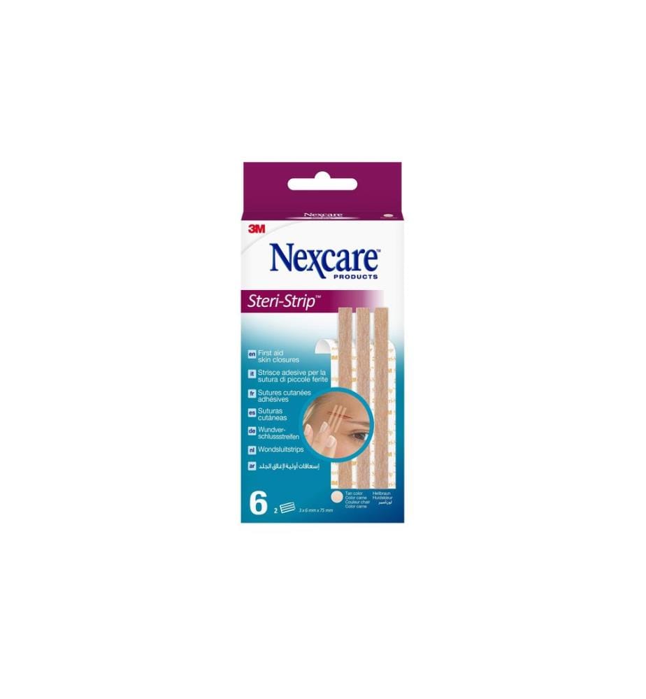 3M Nexcare - Wundverschlussstreifen 6 mm x 75 mm, 6 Stück