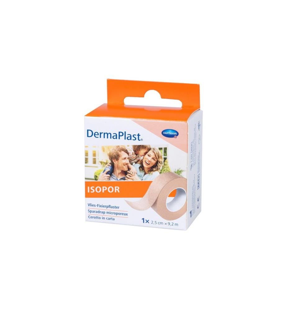 DermaPlast - Fixierpflaster Isopor hautfarben 2.5 cm x 9.2 m