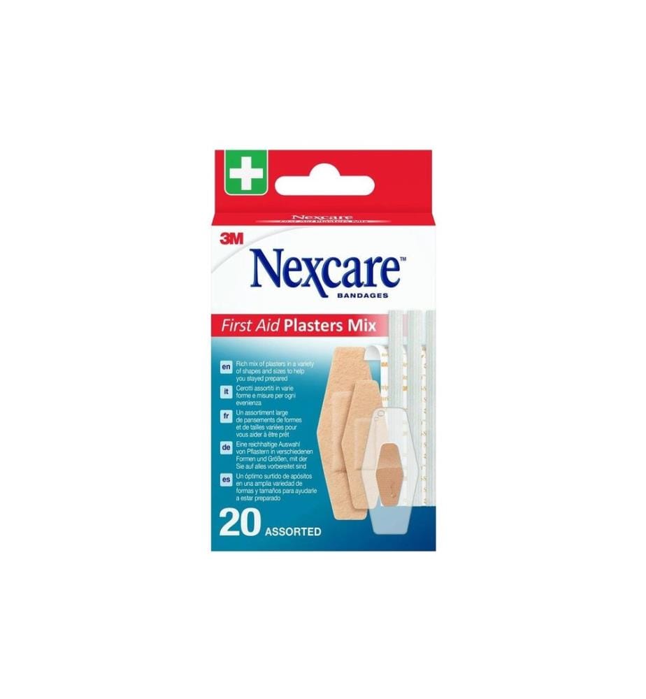 3M Nexcare - First Aid Pflaster mix 20 Stück
