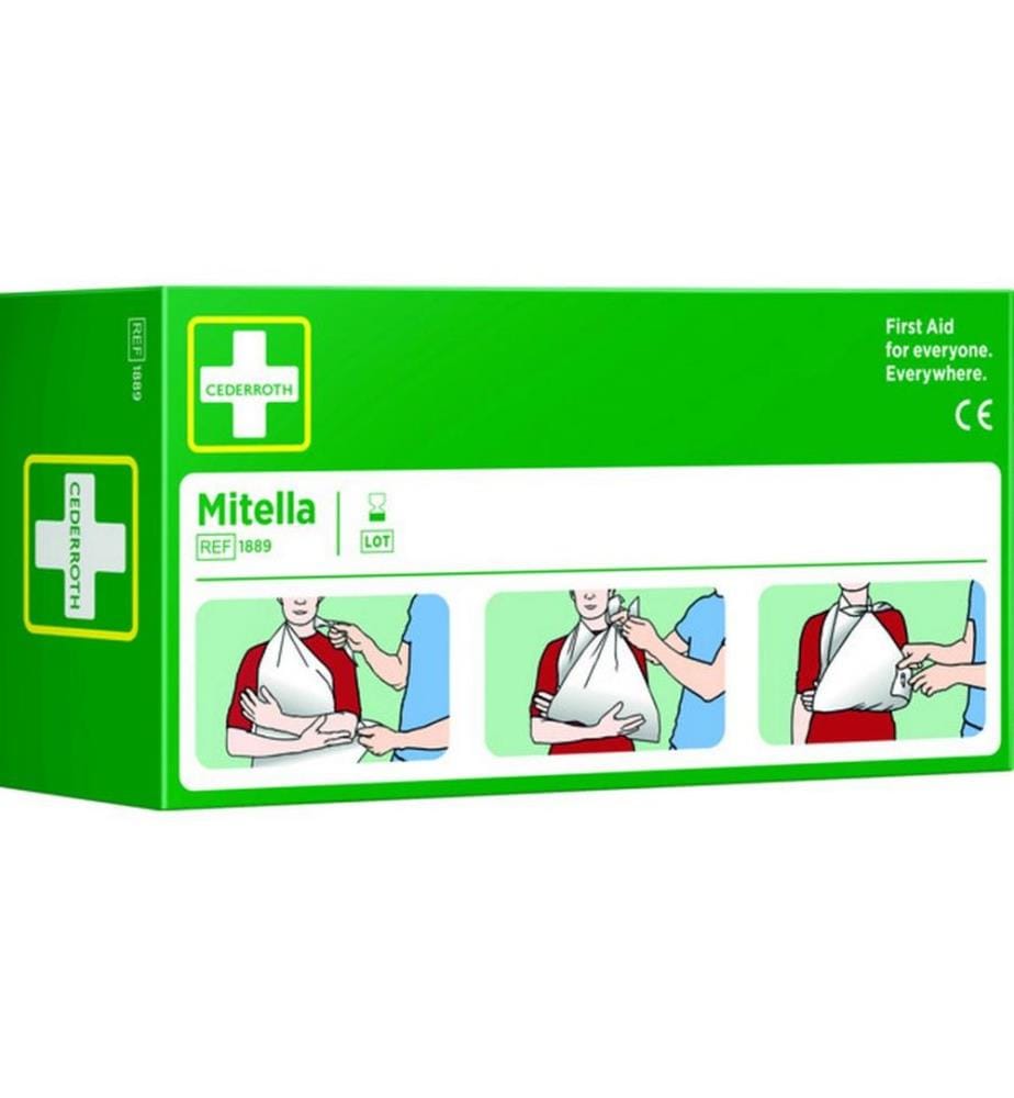 Cederroth - Nachfüllset Mitella 2 Dreieckstücher, 6 Sicherheitsnadeln
