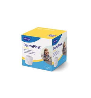 DermaPlast - Bande de gaze Cofix blanc rouleau économique 8 cm x 20 m