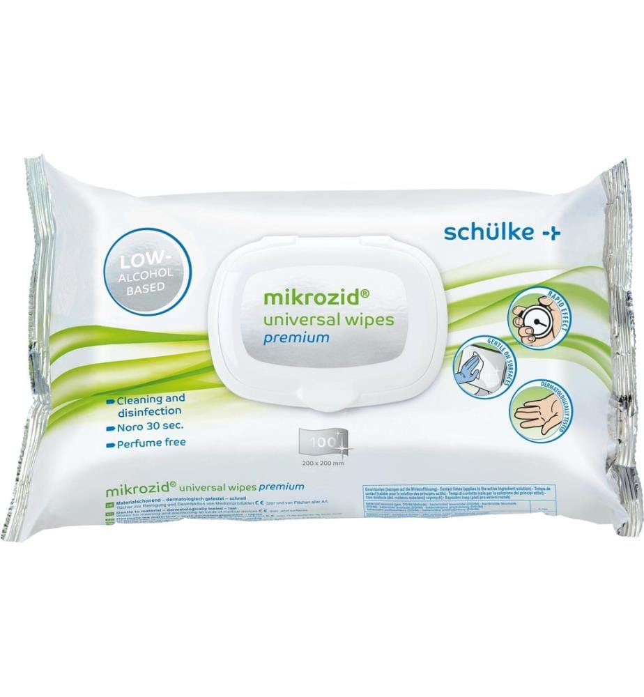 Schülke - Mikrozid universal wipes premium 100 Stück