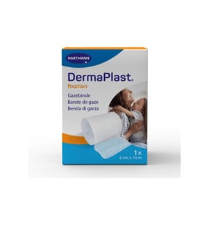 DermaPlast - Bandage de gaze Fixation 6 cm x 10 m