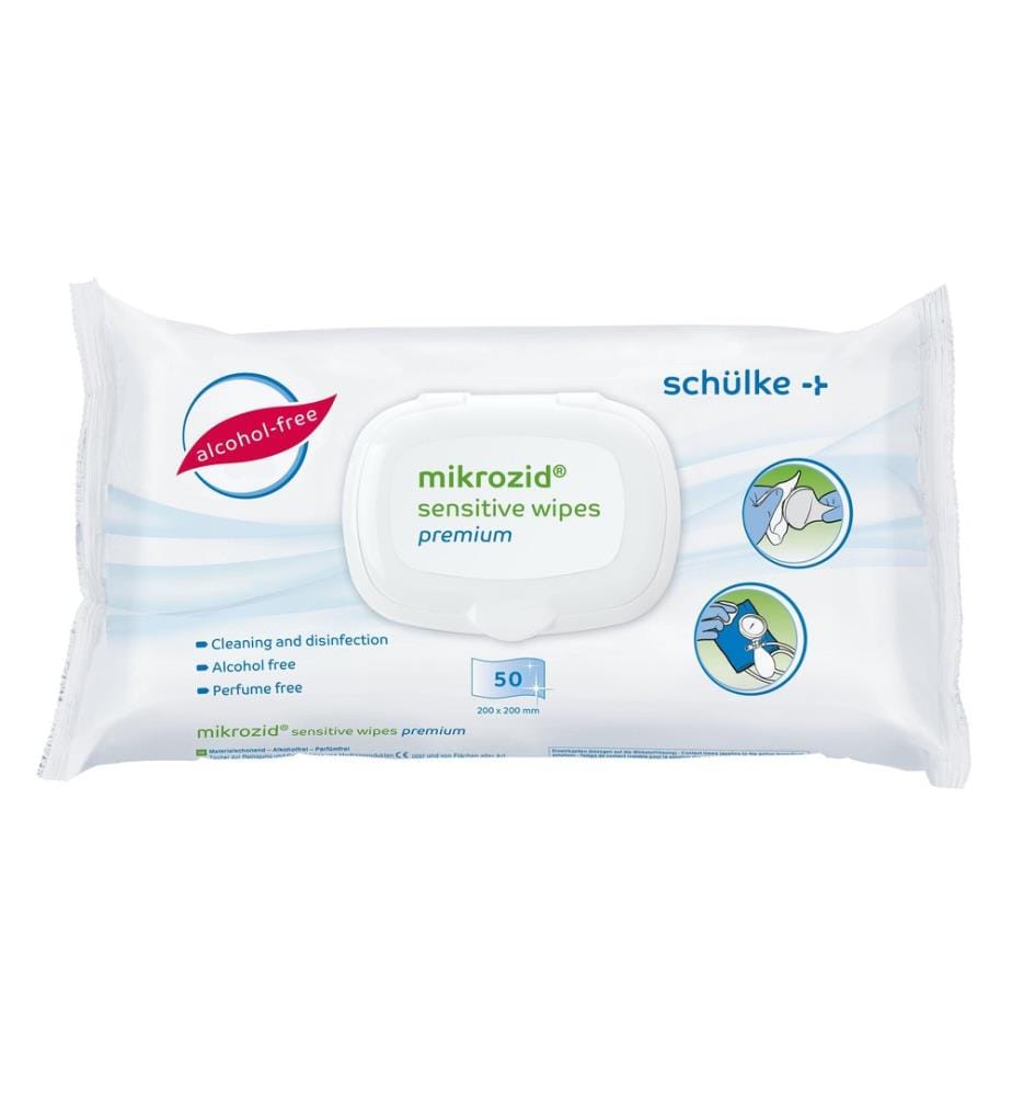 Schülke - Mikrozid sensitive wipes premium 50 Stück
