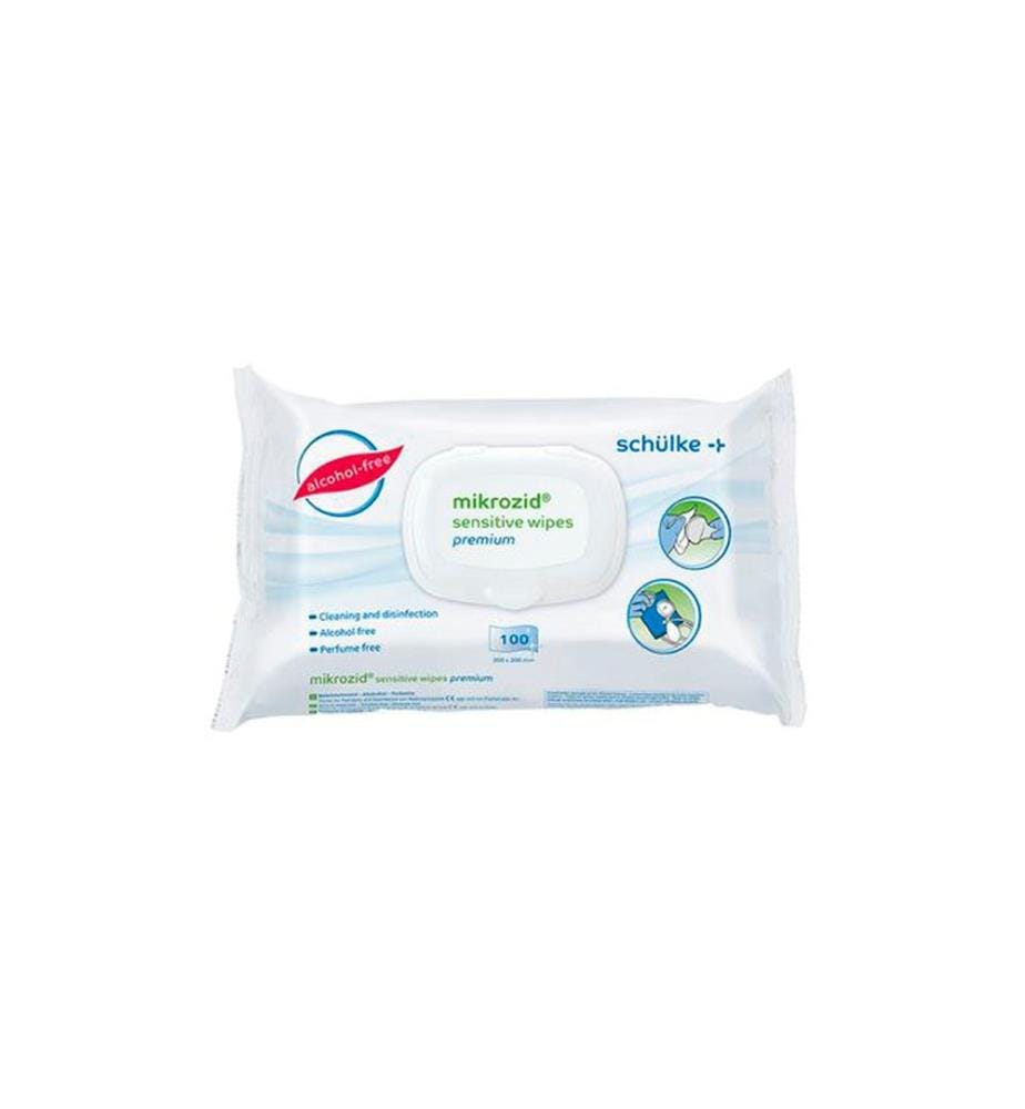 Schülke - Mikrozid sensitive wipes premium 100 pièces