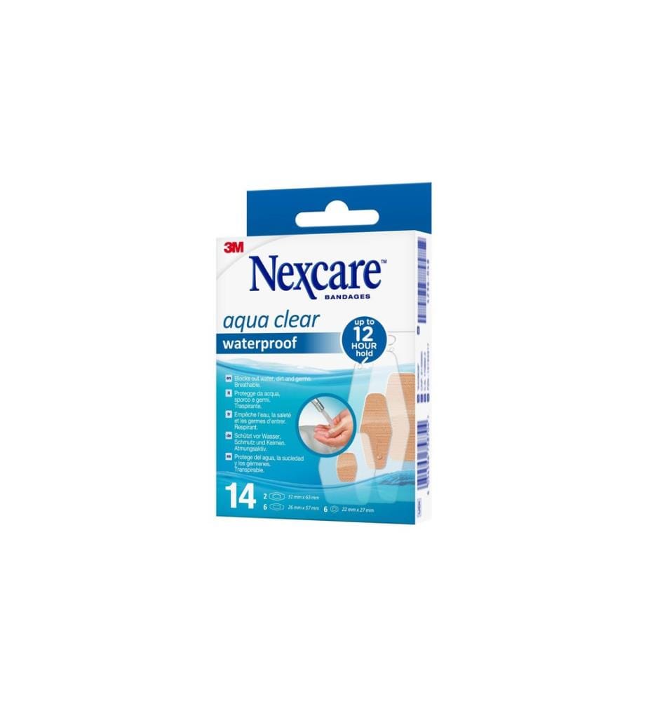 3M Nexcare - Wundpflaster Aqua Clear waterproof 14 Stück