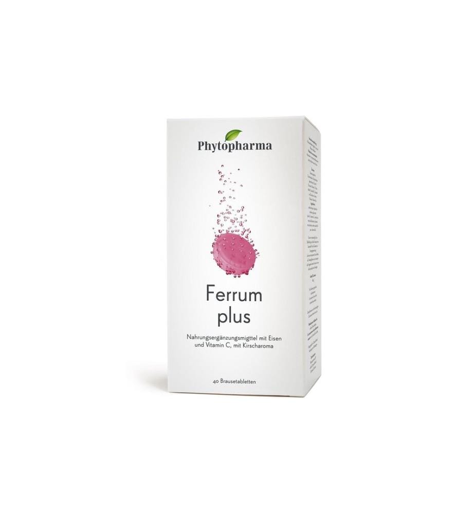 Phytopharma - Ferrum Plus 40 comprimés effervescents