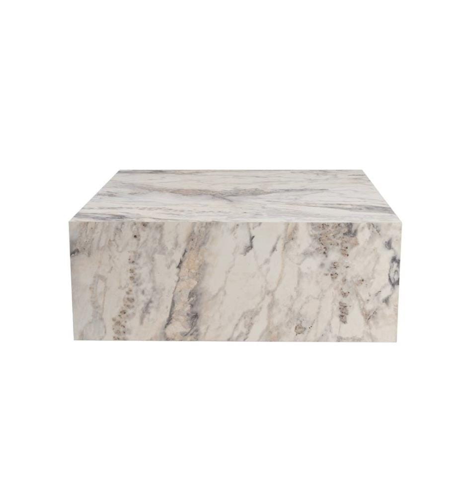 Couchtisch, Freesienmarmor, 100 % MDF