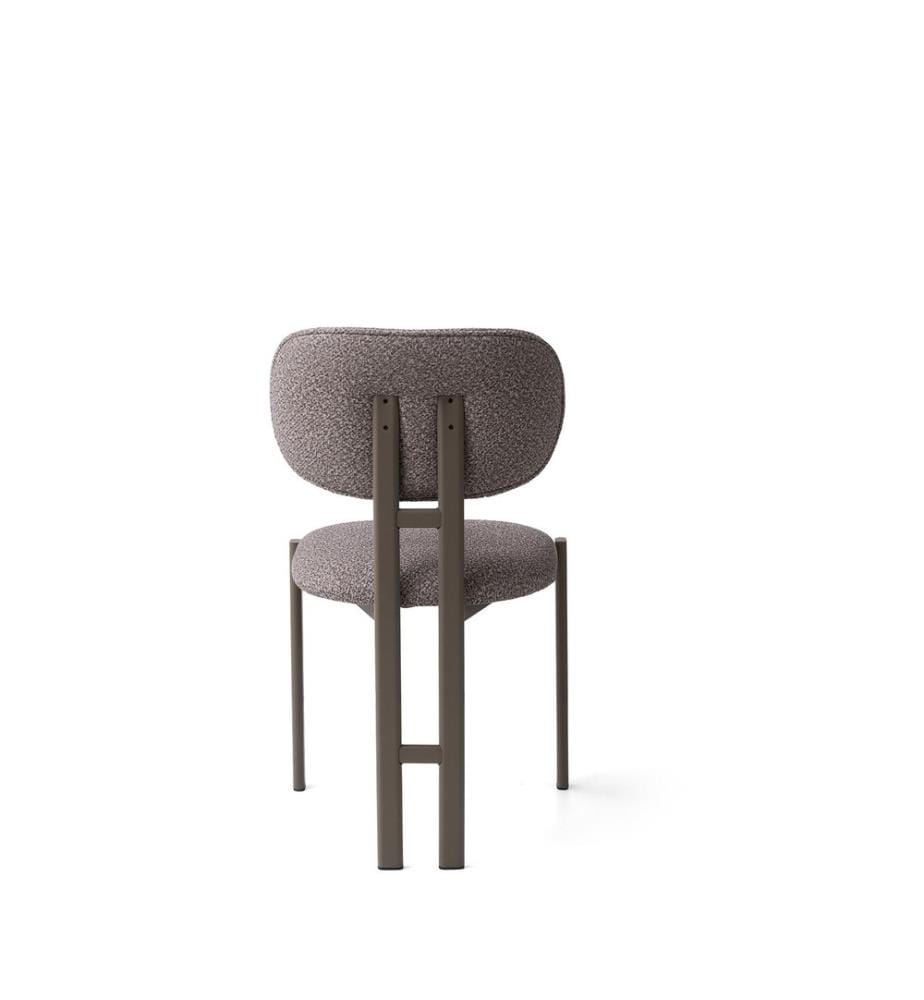 Stuhlset, 2-teilig, Aschgrau, Cappuccino, 100 % Metall