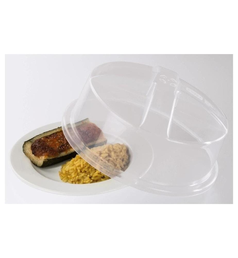 XAVAX - Cloche pour four à micro-ondes S-Capo, 22 cm, Transparent