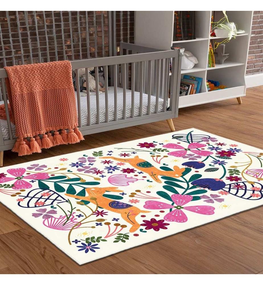 Teppich, 40 x 60, mehrfarbig, 100 % Polyester