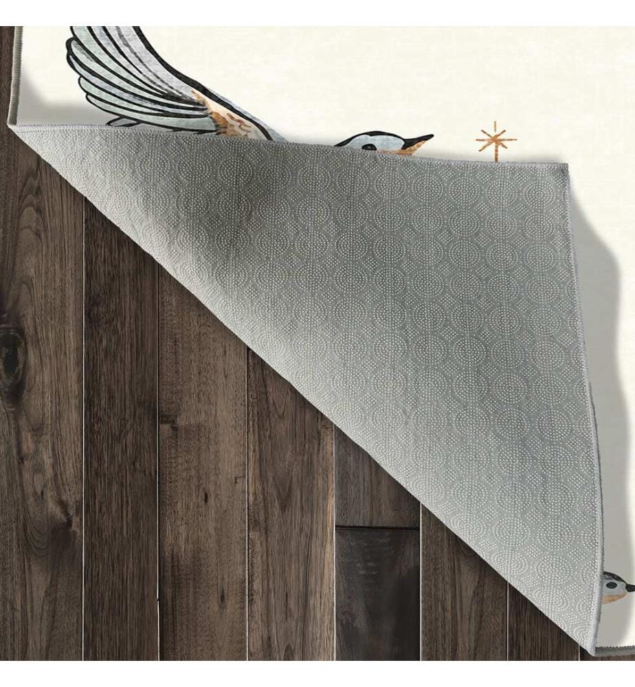 Tappeto, 120 x 180 cm, color crema, 100% poliestere
