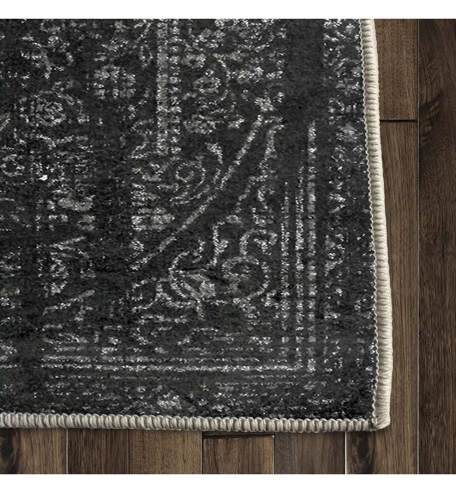 Tappeto, 100 x 200, nero, 100% poliestere