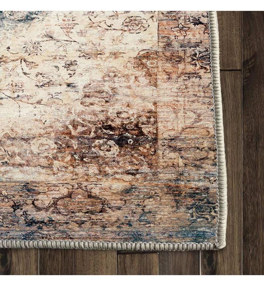 Teppich, 60 x 100, mehrfarbig, 100 % Polyester