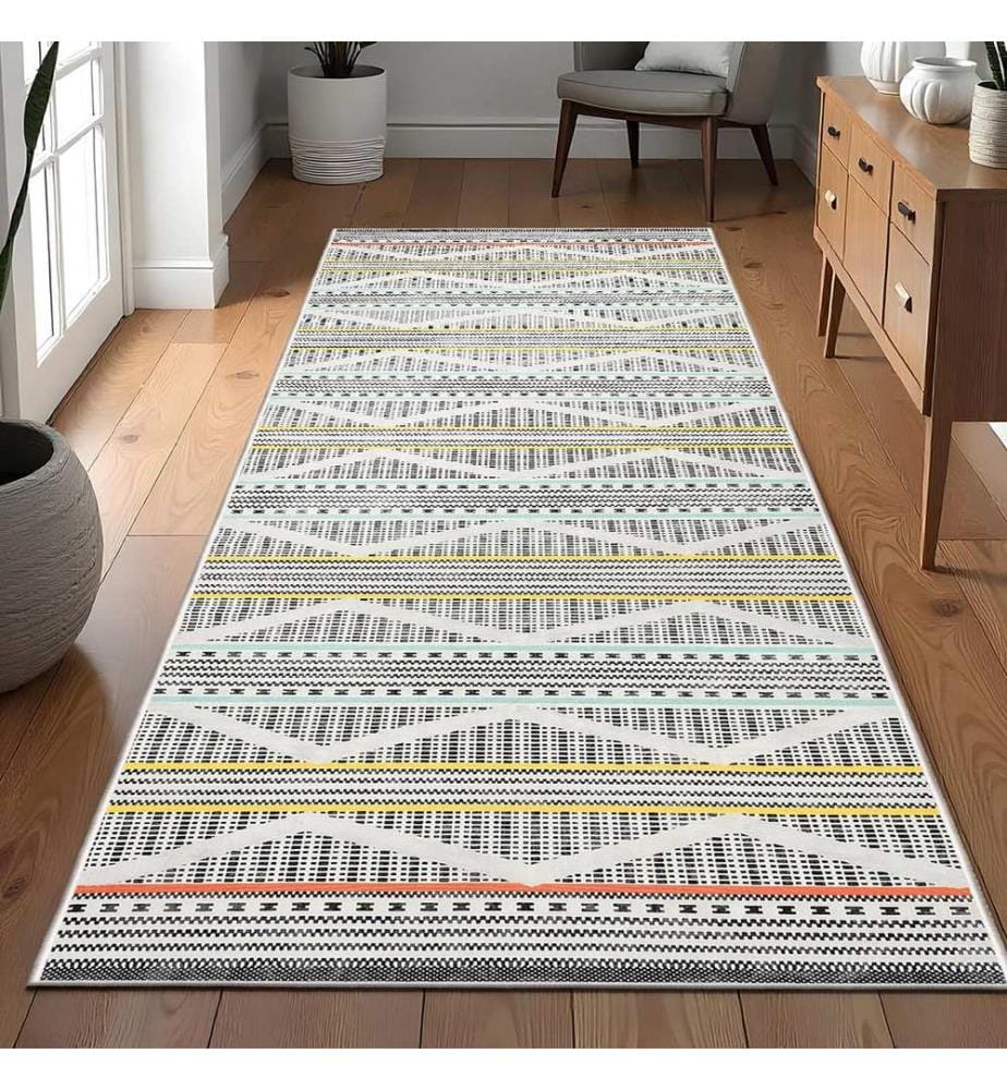 Teppich, 50 x 80, Weiss, 100 % Polyester