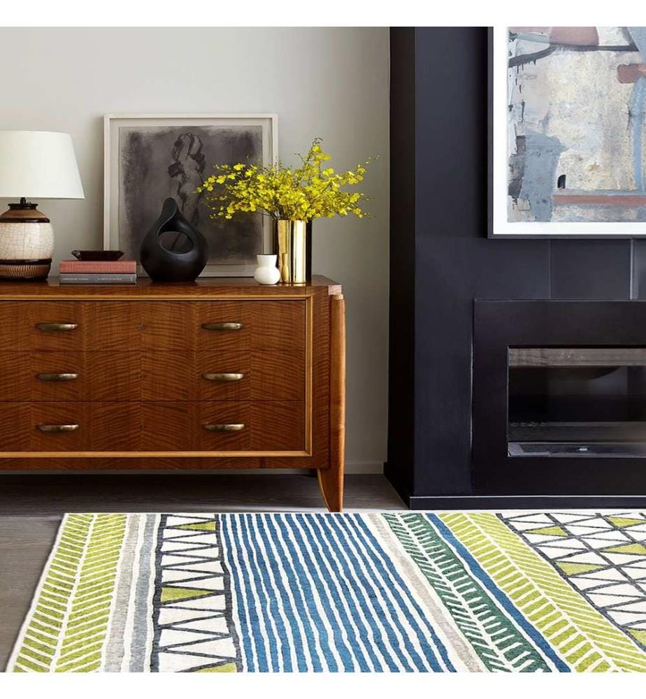 Teppich, 60 x 100, Gelb, 100 % Polyester