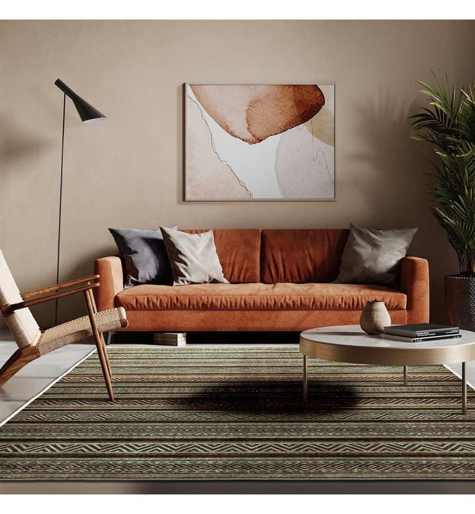 Tappeto, 80 x 120 cm, marrone, 100% poliestere