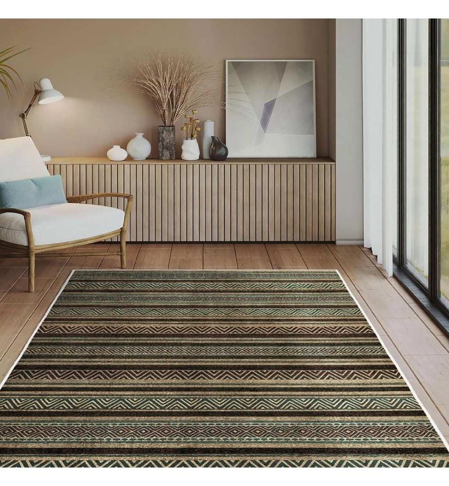 Teppich, 60 x 100, Braun, 100 % Polyester